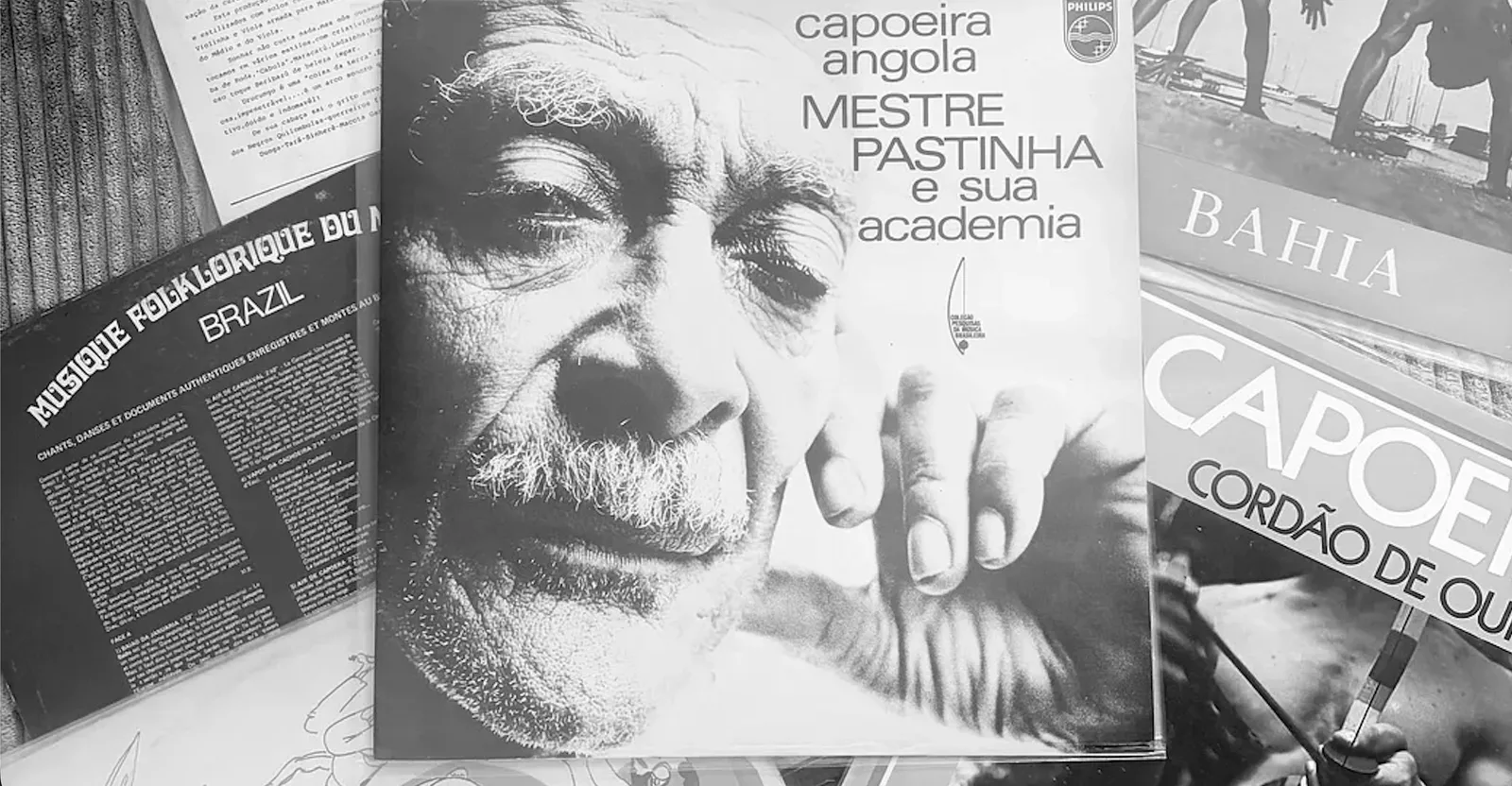 Discos de capoeira da coleção do Professor Popô